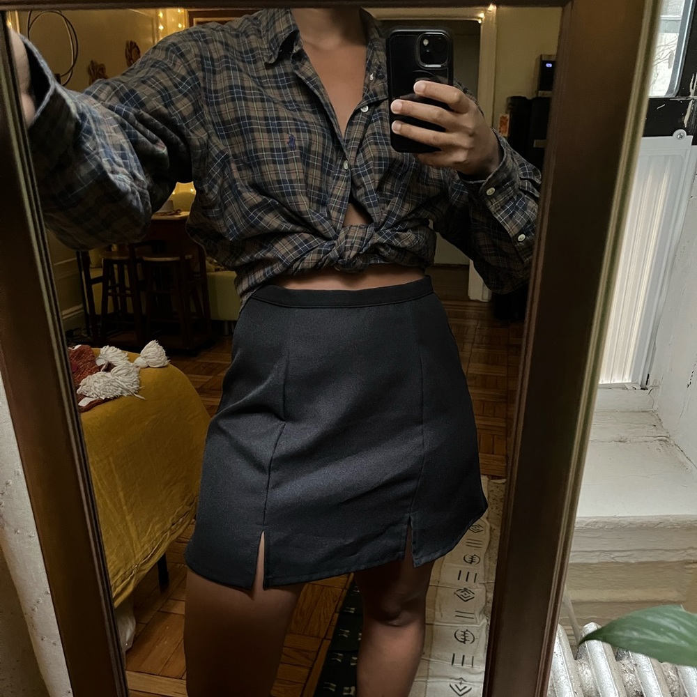 LA apparel black mini, M
